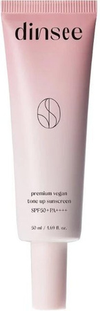Dinsee Sonnencreme SPF50+, 50 ml, Vegan, mit Zink, Gesicht, Unisex