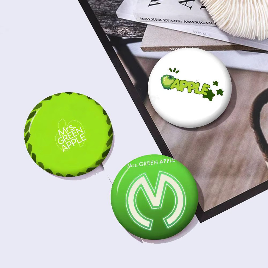 Kayou Blechpin-Anstecker, Green Apples Creator, Anime-Charakter - Bild 3