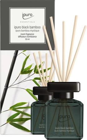 ipuro Essentials Reed Diffuser Raumduft Black Bamboo holzig frisch 50 ml