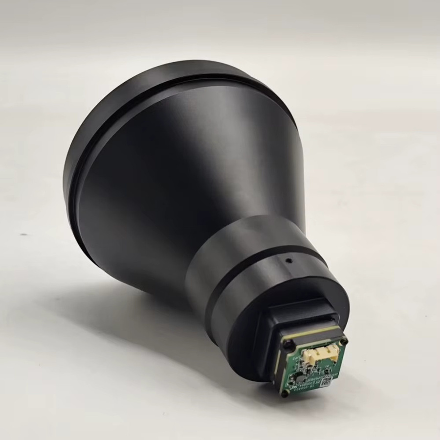NCZOBOE Hochauflösende Wärmebildkamera mit Vanadiumoxid Ungekühlter Infrarot-Fokalplattendetektor CVBS/USB in Schwarz - Bild 2