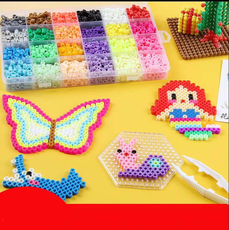 Hama Perler Beads Pixel Puzzle, Schmelzperlen-Set, 500 Teile, Bunt / Mehrfarbig - Bild 2