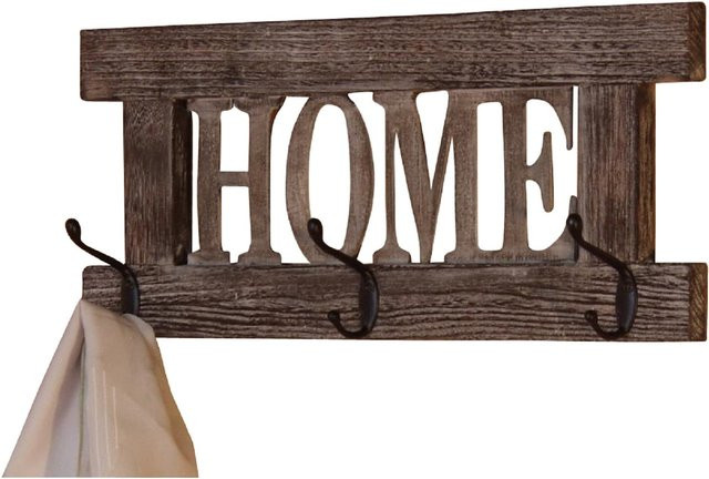 Wandgarderobe Home von Möbel direkt online in Holz- und Metalloptik für den Flur - Bild 1
