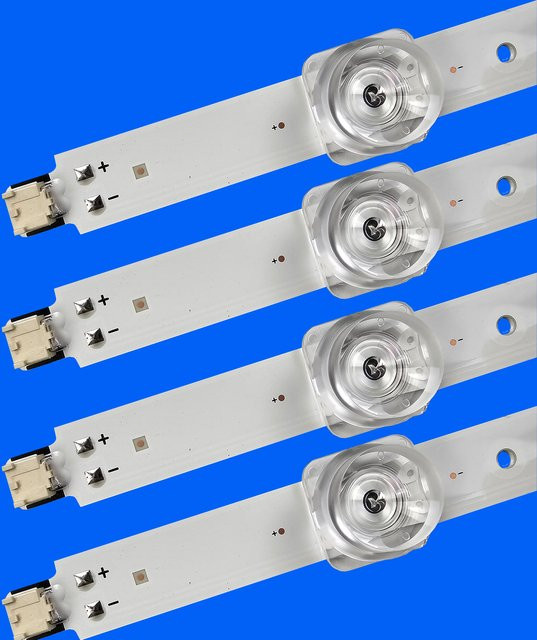 LED Hintergrundbeleuchtung Streifen in Weiß für Samsung TV Modelle UE55TU7110, UE55TU7070, UE55TU7175, UE55TU7172, UE55TU7170, UE55TU8072, UE55TU8005, UE55TU8075 und UE55AU7100 - Bild 1