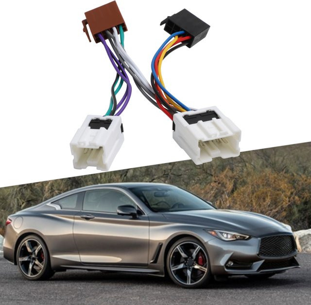 SUITU Stereo-Radio-Adapter für 12 V, verschleißfest und korrosionsbeständig, Schwarz und Weiß - Bild 1