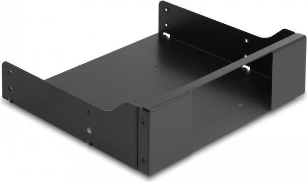 Delock Laufwerksschachtadapter von 5,25 Zoll auf 2 x 2,5 Zoll in Schwarz (18002) - Bild 1