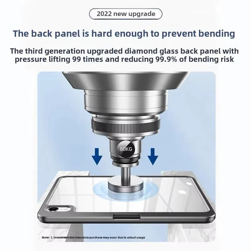 Apple Tablet-Abdeckung mit 360 Grad Rotation und Anti-Bend-Schutz für iPad Pro, Air und Mini in Schwarz und Grün - Bild 5