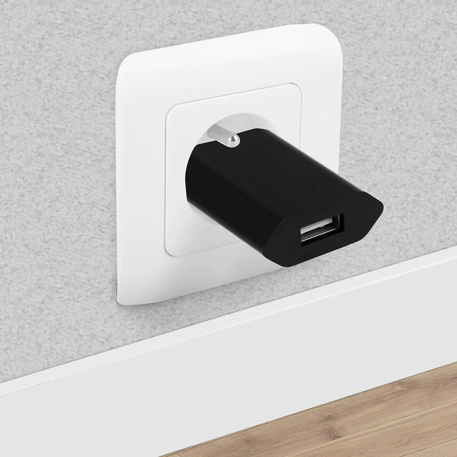 TAQKRED USB Wandladegerät mit EU-Stecker Universal Power Adapter für iPhone, iPad, Samsung, Xiaomi und Huawei, 5V 1A - Bild 5