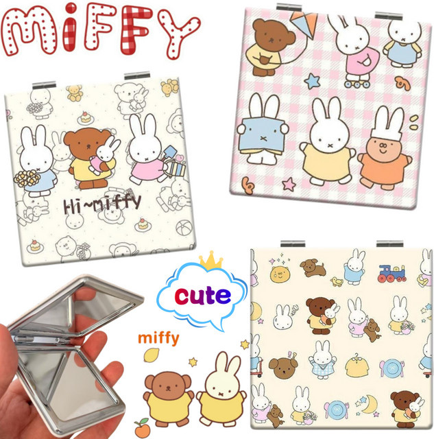 Miffy Klappspiegel, Cartoon-Druck, Multicolor - Bild 1