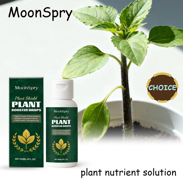 MoonSpry Universeller Flüssigdünger Pflanzennährstofflösung mit Panthenol-Ure PCA-Na zur Unterstützung des Wurzelwachstums für Topfblumen und Zimmerpflanzen - Bild 1