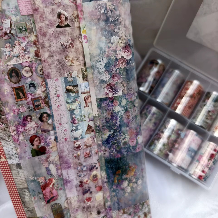 Misscheering Lacce Flower Nagelfolien, 10 Rollen, Unisex - Bild 2