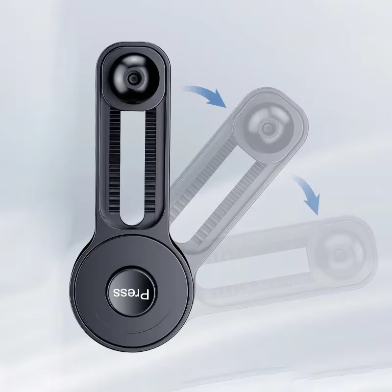 Verstellbare 360 Grad drehbare Verlängerungsstange für Autotelefonhalterungen in Schwarz, passend für 17 mm Kugelhalter und Auto-Displays - Bild 4
