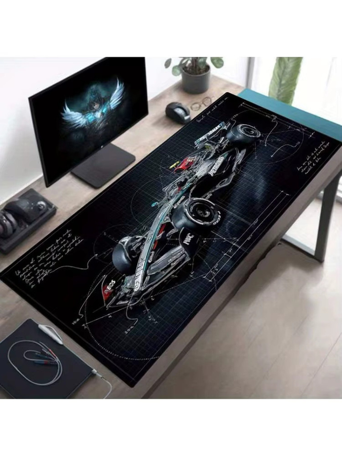 MRGLZY Gaming-Mauspad in Grau mit glatter Oberfläche und rutschfester Gummibasis für PC und Büro - Bild 7
