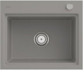 Villeroy & Boch Spüle Subway Style 60 S Flat bündig aus Keramik in Fossil Grey - Bild 1