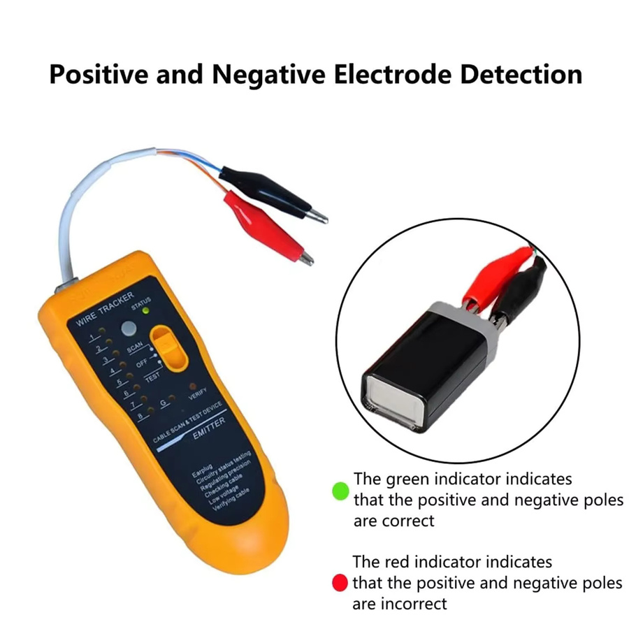 Mythtiger LAN-Netzwerkkabeltester für Cat5 Cat6 RJ45 UTP STP in Gelb - Bild 5