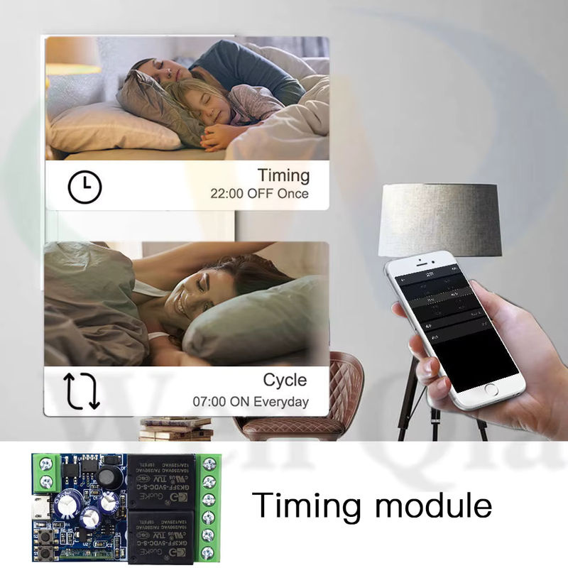 Ewelink WiFi RF Fernbedienung Schalter mit 2CH Timing Relais Empfänger für Garage, Motor oder Licht, kompatibel mit Alexa - Bild 6