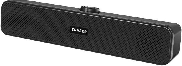 Lenovo ERAZER WK08 Desktop-Lautsprecher mit 360° Surround-Sound und leistungsstarkem Bass, USB-betrieben, Schwarz - Bild 1