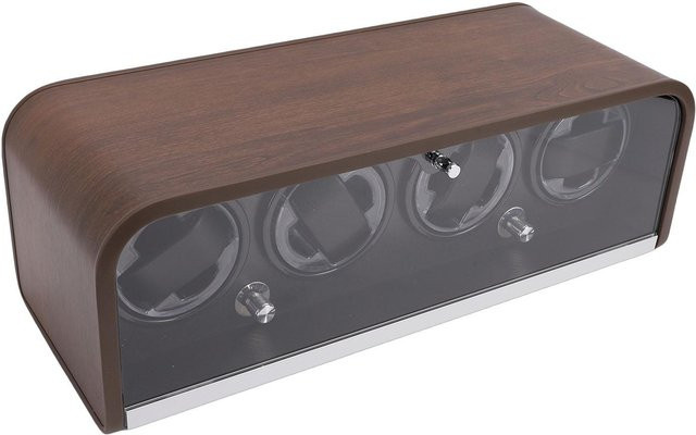 aimo Uhrenbewegerbox, Automatik, LED-Licht, 5 Modi, gray, Unisex - Bild 1