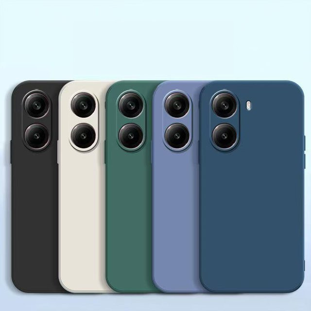 Stoßfeste Silikon-Schutzhülle für Xiaomi Poco C50 C51 C55 C61 C65 C75 C71 C85 in Schwarz - Bild 1