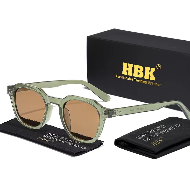 HBK Sonnenbrille, Rund, Vollrand, Kunststoff, Unisex, polarisiert - Bild 2