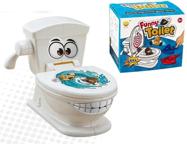 Wucifang Bags Mini-Toiletten-Katapult-Spiel, 2-Spieler-Kampf, interaktives Spielzeug - Bild 1