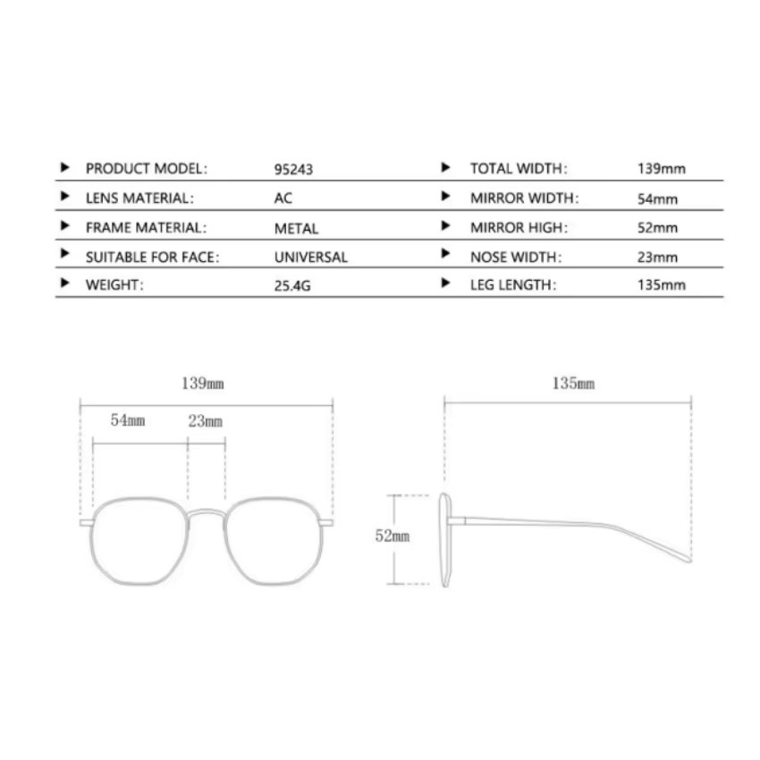 RELEN Korrektionsbrille, hexagonal, Vollrand, schwarz, Damen - Bild 3