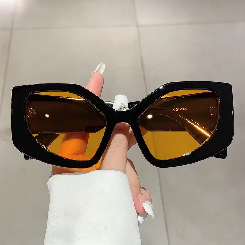 KAMMPT Sonnenbrille Hexagonal, Vollrand, Kunststoff, Multicolor, Damen - Bild 1