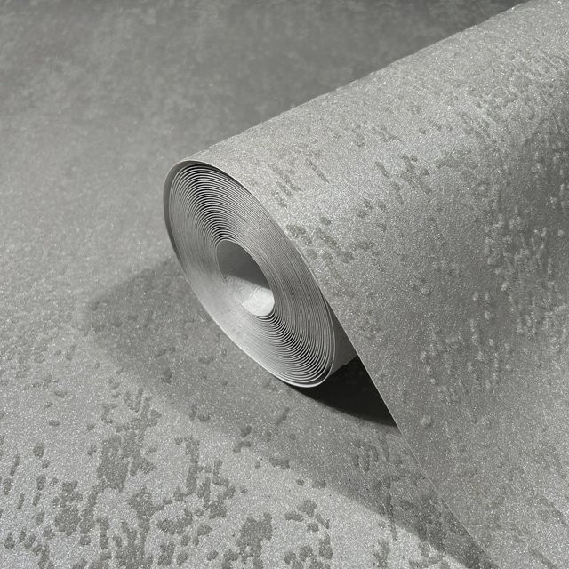 Marburg Vliestapete Glitzernde Glasperlen in Metalloptik Modern Grau, Breite: 0,7 m, Länge: 10,05 m - Bild 1