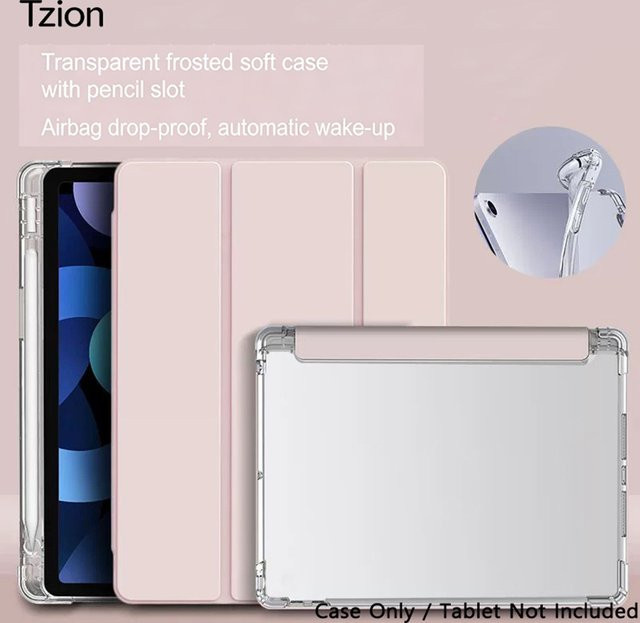Schutzhülle für Apple iPad 11. Generation (2025) und iPad 10. Generation (10,9 Zoll, 2022) in Schwarz und Transparent - Bild 1