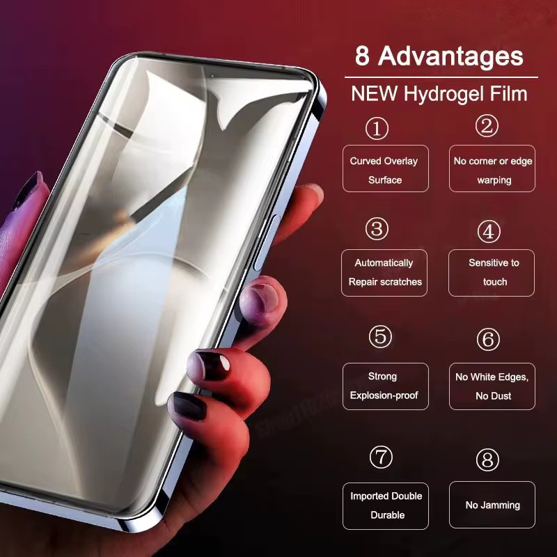 3 Stück Hydrogelfolie für Xiaomi 14T 15T 17 Pro Max Redmi Note 14 15 14S SE 5G Displayschutzfolie transparent - Bild 6