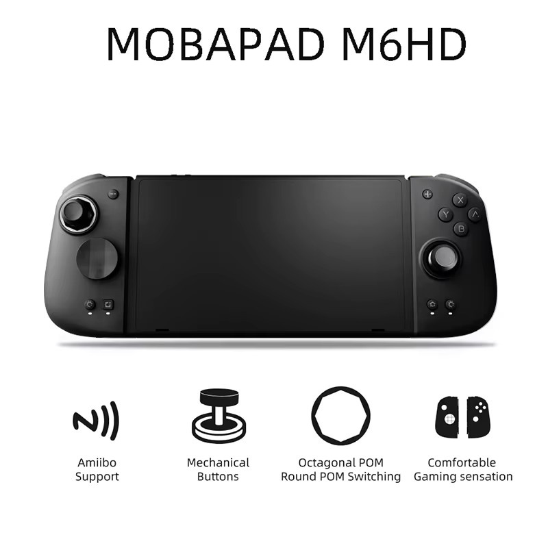 MOBAPAD M6 Controller für Nintendo Switch OLED mit Hall-Joystick und HD-Vibration in Schwarz oder Weiß - Bild 2