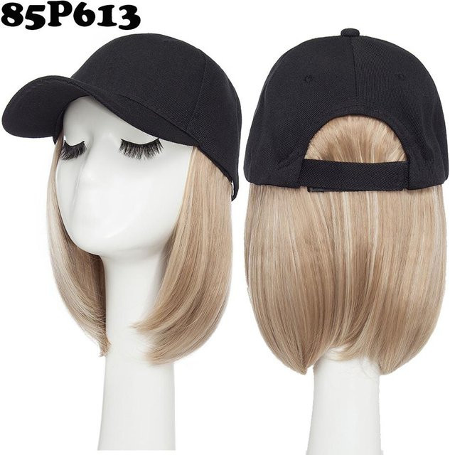 Benehair Baseball-Perücke, Synthetisch, Schwarz, Unisex - Bild 1