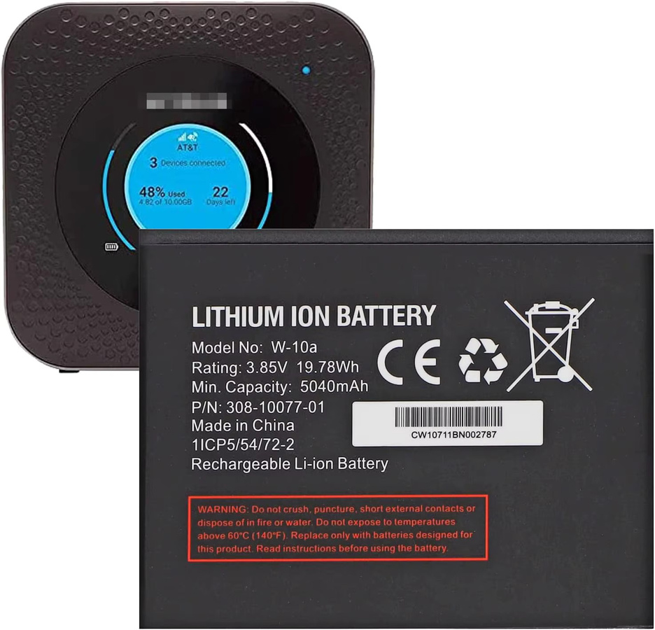 Netgear Nighthawk M1 MR1100 W-10 W-10A Ersatzakku mit 5040 mAh in Schwarz - Bild 3