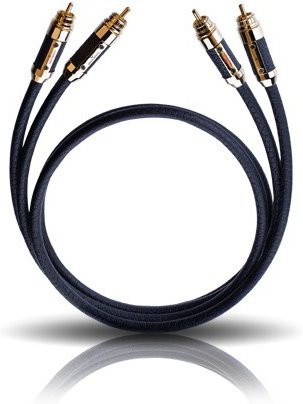 Oehlbach XXL Black Connection Audiokabel, Schwarz, 2x 0,75 m - Bild 1