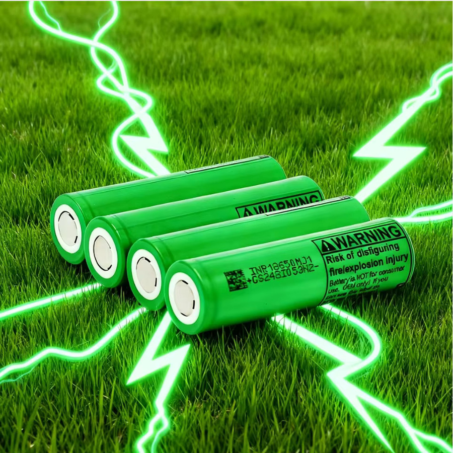 INR18650-MJ1 18650 Akku 3,7V mit 3500mAh Kapazität in Grün - Bild 2