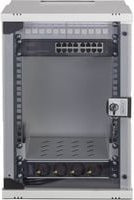 DIGITUS Netzwerk-Set SOHO Pro 10" IT-Schrank, grau, Breite: 31,5 cm, Tiefe: 30 cm - Bild 1