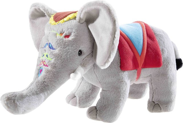 HEUNEC Kuschelkarawane Elefant, Plüsch, Grau, 35cm - Bild 1