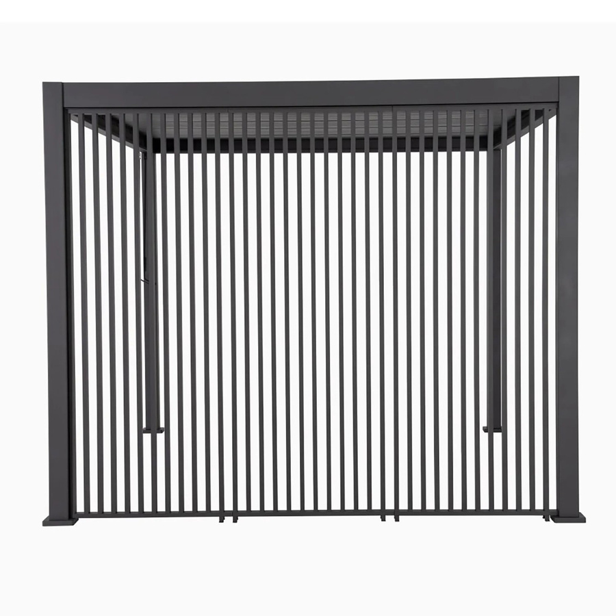 Barths Wand Vertical für Terassenüberdachung Cadiz in Anthrazit, Breite: 400 cm, Höhe: 123 cm - Bild 2