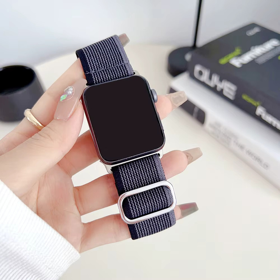 DLIBAND Uhrenarmband Nylon, Schwarz, Unisex - Bild 1