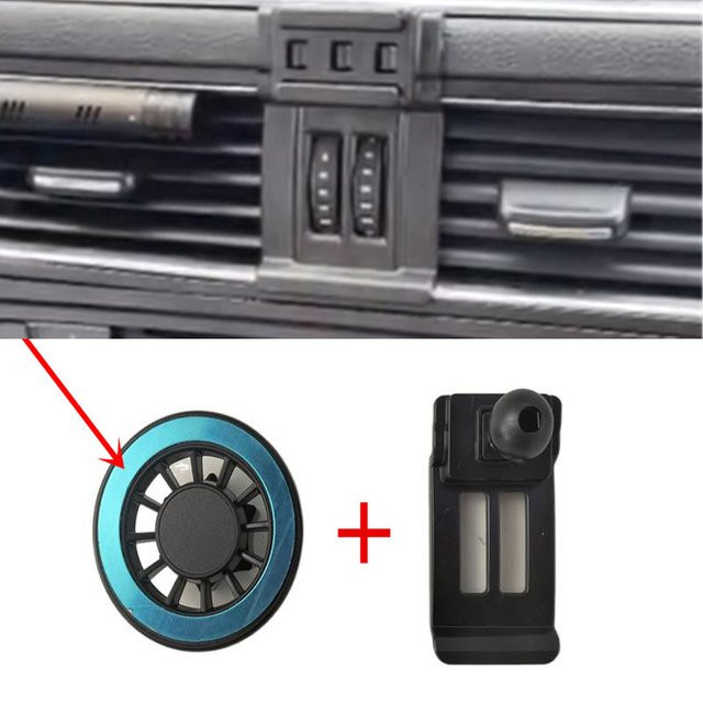 Magnetische Handyhalterung für Audi Q5 8R (2010-2018) aus ABS-Kunststoff in Schwarz - Bild 1