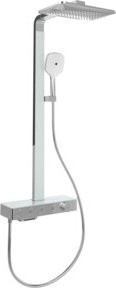 Villeroy & Boch Duschsystem Infinity Showers in Chrom mit Regendusche, Massagefunktion und Handbrause, Wandmontage, B/T/H: 41,3 x 105,5 x 56,1 cm - Bild 1