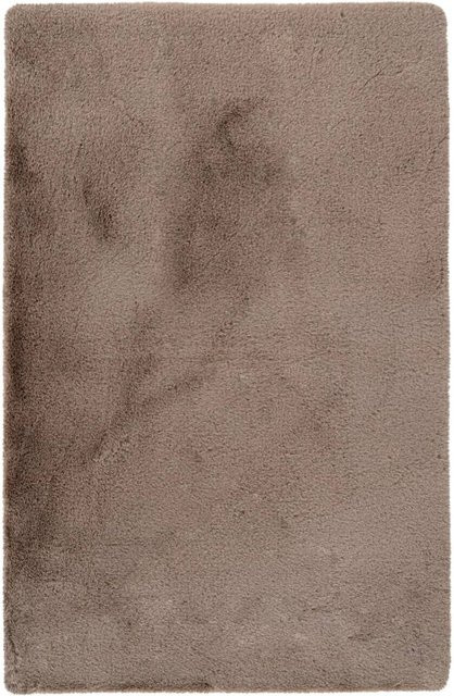Kayoom Kurzflorteppich Badematte Rabbit Light in Sand, B/H/L: 65 x 2,4 x 100 cm - Bild 1