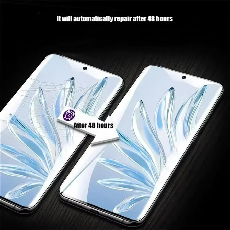 HD Hydrogel Displayschutzfolie für Honor Magic 7 6 5 Lite Pro X9B X9A X8A X7A und Honor 90 100 80 Pro, transparent - Bild 4