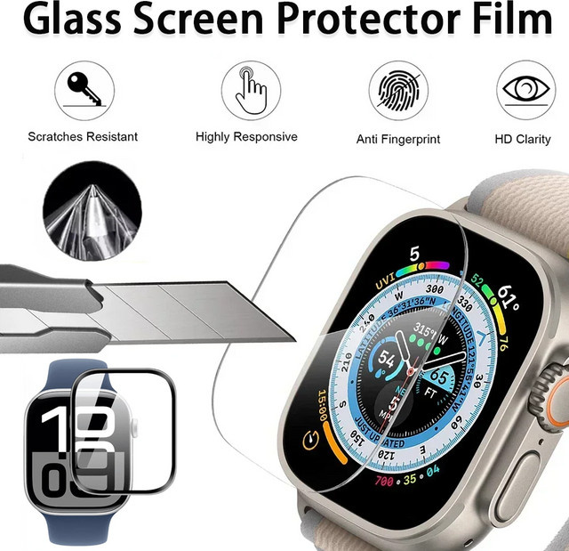 Apple Displayschutzfolie Hydrogel, transparent, Unisex - Bild 1