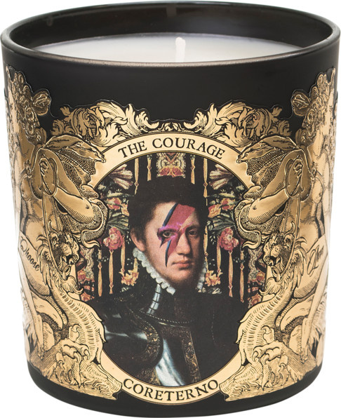 Coreterno The Courage Duftkerze in Gold und Schwarz mit holzig-würzlichem Aroma, 60 g - Bild 1