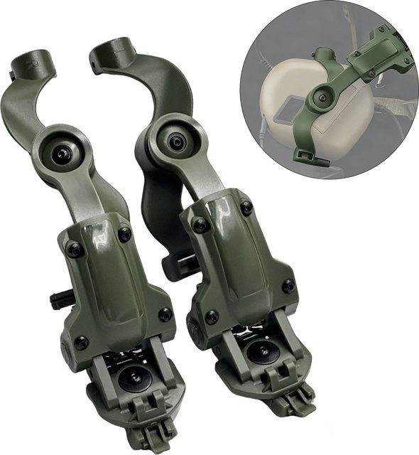 EARMOR M32 Schienenhalterung für taktische Kopfhörer und Helm-Mount-Adapter - Bild 1