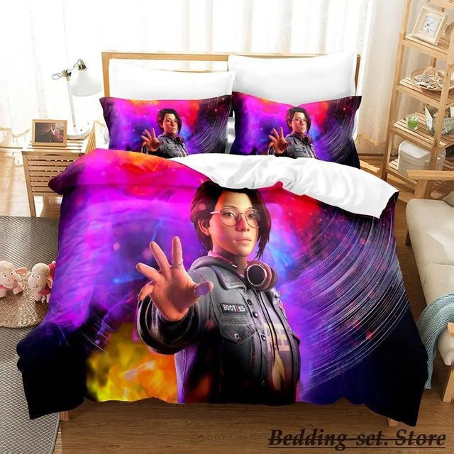 Life Is Strange True Colors Bettwäscheset aus Mikrofaser in Lila, 2-teilig, Breite: 70 cm, Länge: 133 cm - Bild 1
