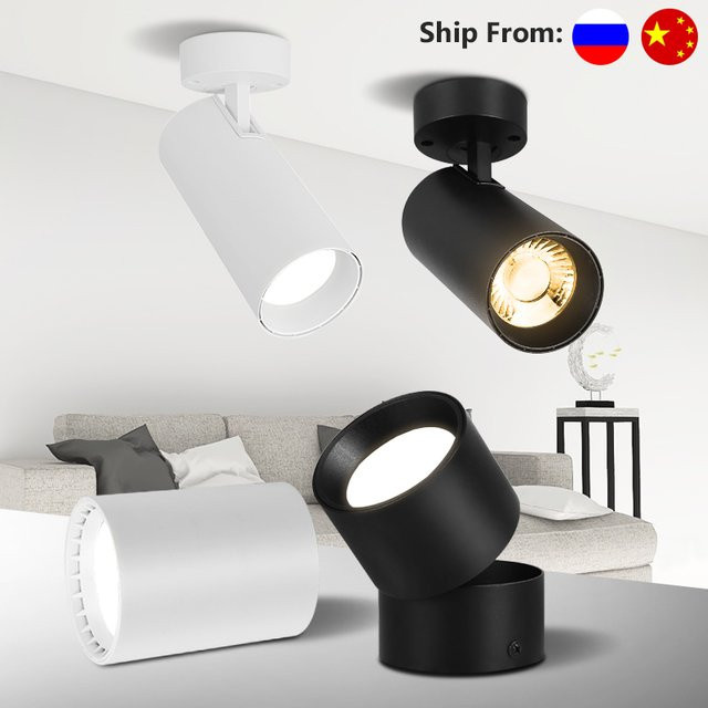 LANGYUE LED-Strahler in Schwarz, 40 W, moderne Deckenleuchte mit Reflektor für Wohnzimmer, Küche und Schlafzimmer - Bild 1