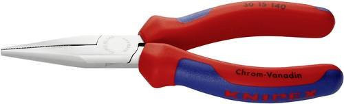 Knipex Elektronik- und Feinmechanik Flachzange Gerade aus Chrome Vanadium in Silber, Länge: 140 mm - Bild 1