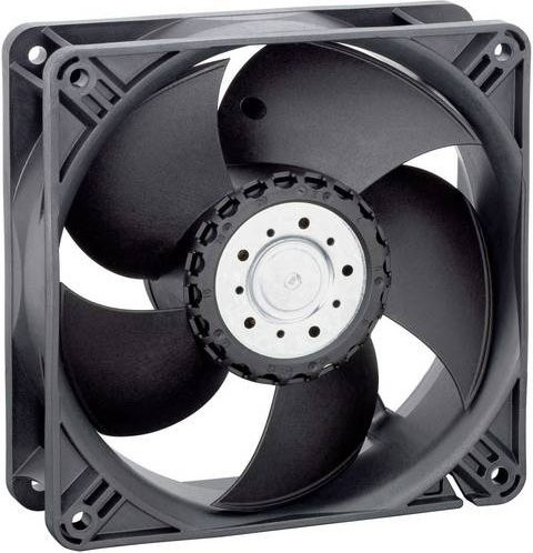 EBM Papst 4414/2 HHP Axiallüfter 24 V/DC 280 m³/h Schwarz B/T/H: 119 x 119 x 38 mm - Bild 1