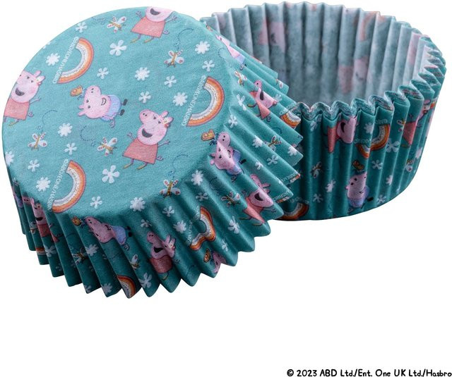 Dr. Oetker Muffinförmchen Peppa Pig aus Papier, 50 Stück, Mehrfarbig - Bild 1